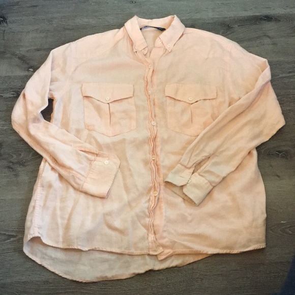Zara Tops - Zara Pink Button Up